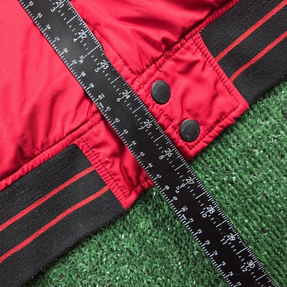 Hollister Red Black Varsity Bomber Jacket Sherpa‎ Lined California Mens Small - Picture 8 of 8